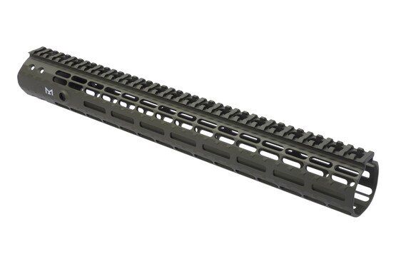Aero Precision Gen 2 M5 Enhanced M-LOK Handguard in ODG has a scalloped design